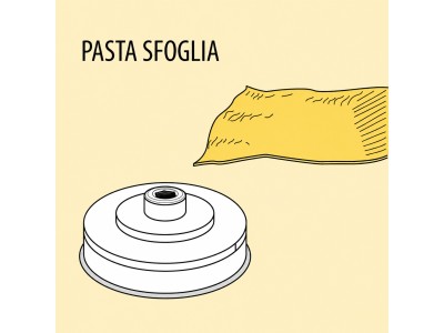Приставка за машина за паста, PASTA SFOGLIA 155 мм, ACTRMPF11