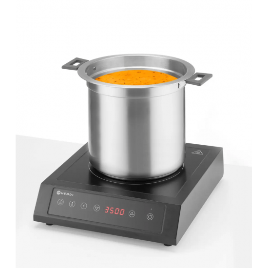 Супник със сухо нагряване, 10L, черен, HENDI 860564 Супник със сухо нагряване, 10L, черен, HENDI 860564 – снимка 3