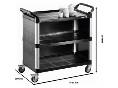 Сервитьорска количка три нива Zoka 2