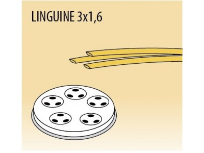 Приставка за машина за паста, LINGUINE 3 x 1,6 мм, ACTRMPF50