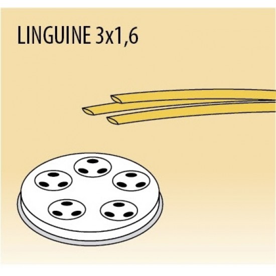 Приставка за машина за паста, LINGUINE 3 x 1,6 мм, ACTRMPF50