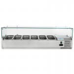 Хладилна витрина 6 GN 1/4, 1400x330x435h G-VRX1400-330 Миниатюра 1
