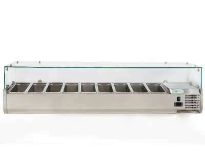 Хладилна витрина 9 GN 1/4, 1800x330x435h