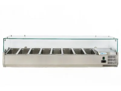 Хладилна витрина 8х1/3GN, 1800х380х435h