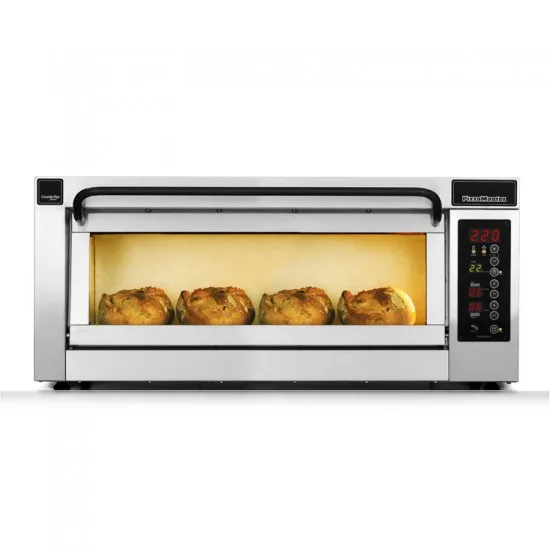 Настолна фурна за пица до 500°C, двойна ширина, 1 камера, 1 плоча, PizzaMaster PM 351ED-1DW Настолна фурна за пица до 500°C, двойна ширина, 1 камера, 1 плоча, PizzaMaster PM 351ED-1DW