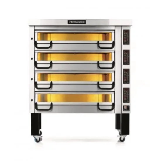 Фурна за пица до 500°C, 4 камери за 32 пици ф35 см, PizzaMaster PM 744 Фурна за пица до 500°C, 4 камери за 32 пици ф35 см, PizzaMaster PM 744