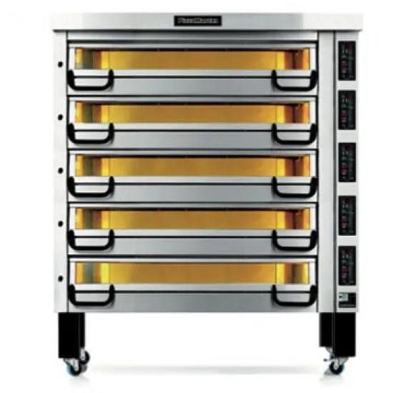 Фурна за пица до 500°C, 5 камери за 30 пици ф35 см, PizzaMaster PM 735