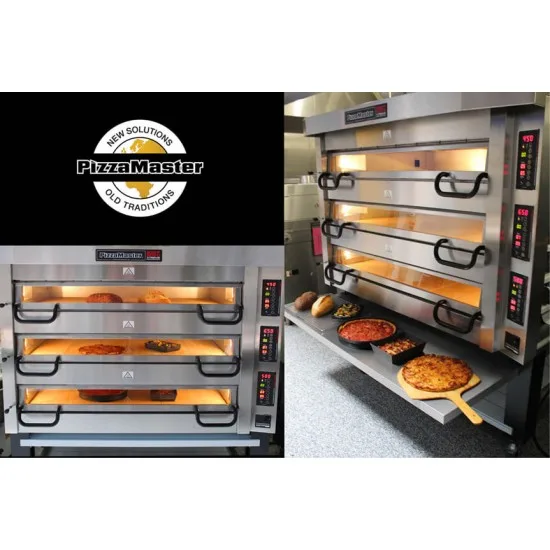 Фурна за пица до 500°C, 1 камера за 4 пици ф35 см, PizzaMaster PM 721 PM 721ED-D1:HighTemp. – снимка 3