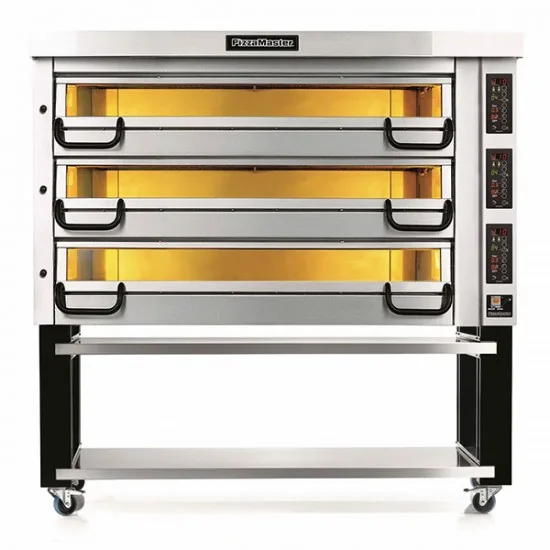 Фурна за пица до 500°C, 3 камери за 12 пици ф35 см, PizzaMaster PM 823 Фурна за пица до 500°C, 3 камери за 12 пици ф35 см, PizzaMaster PM 823