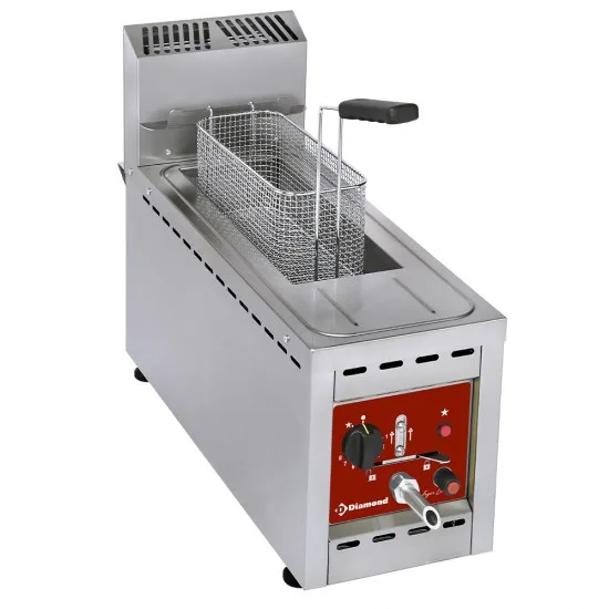 Газов фритюрник една вана 8л. FSM-8GT/S