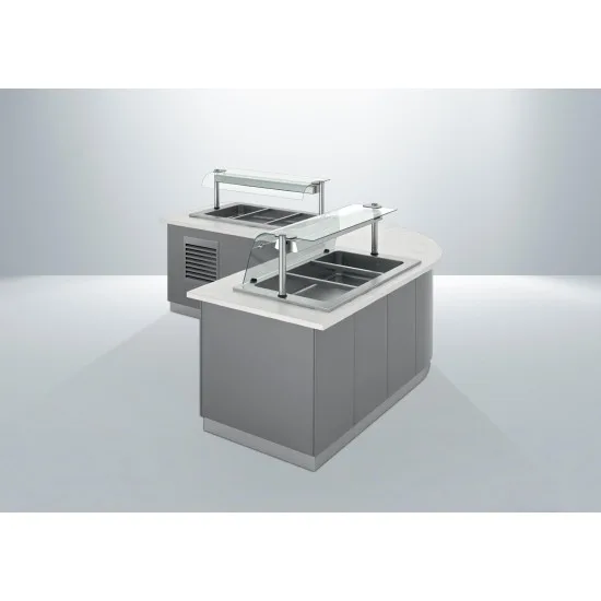 Охлаждаемо съоръжение за вграждане с гранитен плот Drop in static cooling stone Охлаждаемо съоръжение за вграждане с гранитен плот Drop in static cooling stone - снимка 4