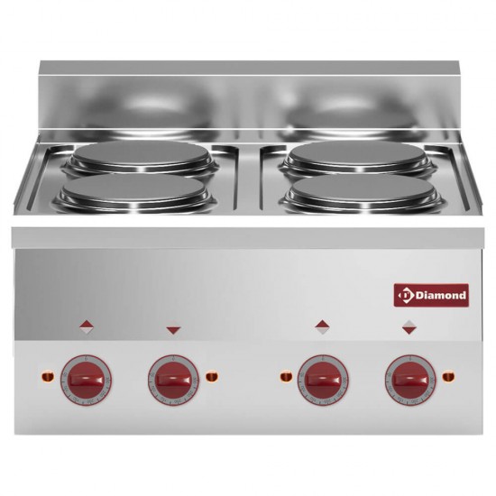 Електрически котлон 4 плочи Ø 180мм. E60/4P6T E60/4P6T-N