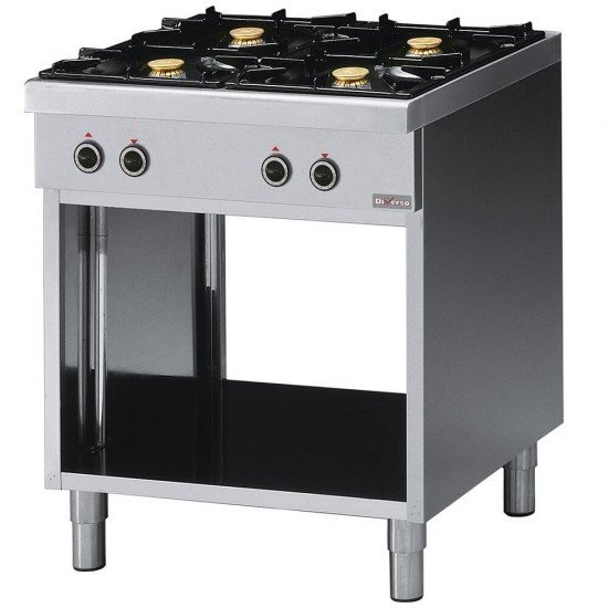 Газов котлон 2х3,6 + 2х5 kW, отворена база WR-4B07-64 Газов котлон 2х3,6 + 2х5 kW, отворена база WR-4B07-64