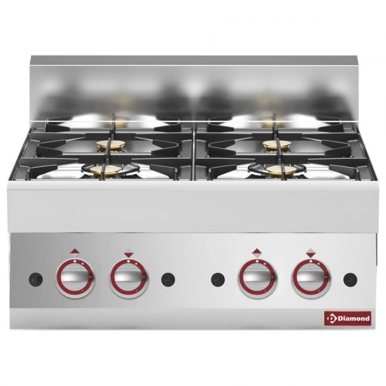 Газов котлон 4 горелки, настолен, линия 650 G65/4F7T-N Газов котлон 4 горелки, настолен, линия 650 G65/4F7T-N