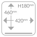 Вакуум машина, камера 460/420/180мм, TA-90B/IVAC, Aura 42XL+ Henkelman Холандия Миниатюра 2