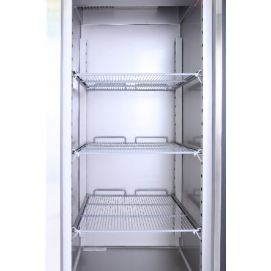 Хладилник неръждаем (+2°С, +8°С) 2/1GN Forcold G-GN650TN-FC – снимка 3