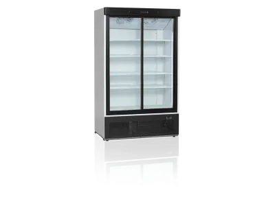 Хладилна витрина за напитки две плъзгащи врати 660л, модел: FS1202S, 1200 x 735 x 1990 mm , TEFCOLD Denmark