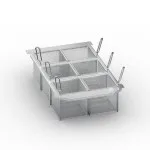Комплект от 6 порционни кошници за iVario 2-S Rational 60.75.305 Миниатюра 1