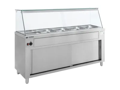 Отопляема витрина бен мари 5x1/1GN модел MD 170, Bambas