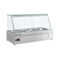 COUNTER-TOP BAIN MARIE WITH DISPLAY 3x1/1GN, Bambas