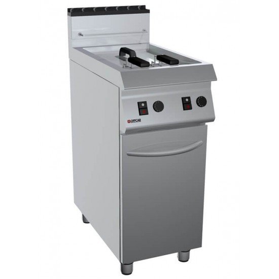 GAS FRYER WITH 2 TANKS 8+8 LT. 