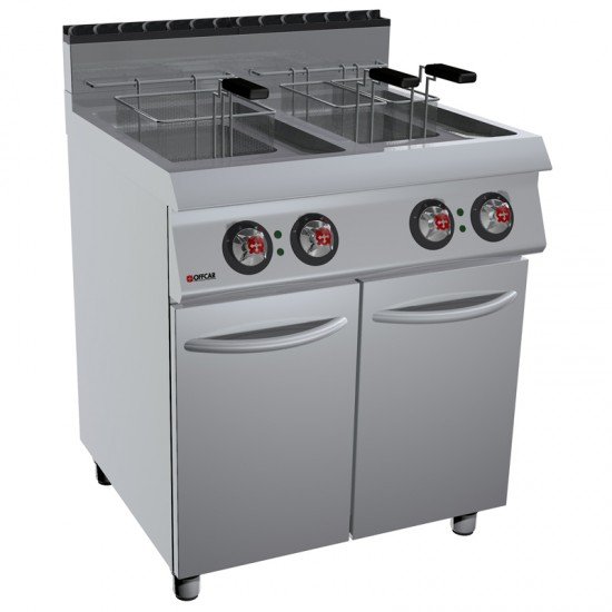 ELECTRIC FRYER WITH 2 TANKS 13+13 LT. 