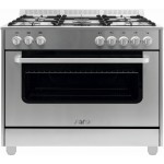 Печка с 5 газови котлона и ел. фурна Saro TS95C61LX Миниатюра 1