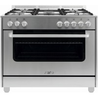 GAS STOVE 5 BURNERS + EL. CONV.OVEN 