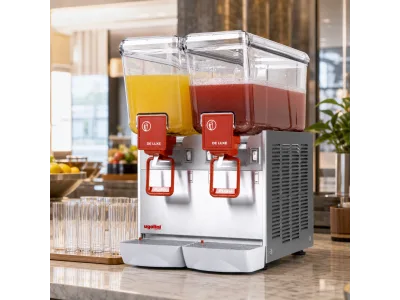 Диспенсър за айрян и напитки Delux 12/2AA inox Диспенсър за айрян и напитки Delux 12/2AA inox