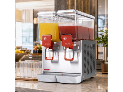 Диспенсър за айрян и напитки Delux 12/2AA inox Диспенсър за айрян и напитки Delux 12/2AA inox