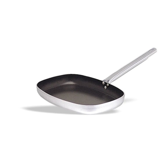 Non-Stick Rectangular Fry Pan For Fish "Ergos" Aluminium 38х26 125038 Non-Stick Rectangular Fry Pan For Fish "Ergos" Aluminium 38х26 125038