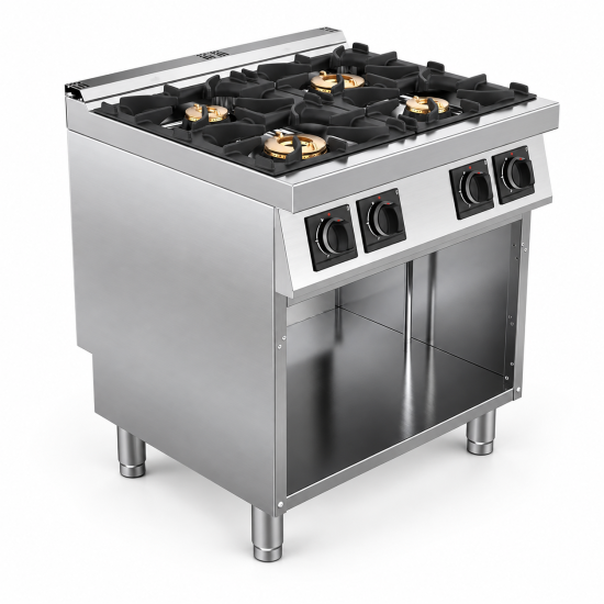 Котлон газов, четири горелки, отворена база 800х730х900, 36kW, Offcar M7CBG04C Котлон газов, четири горелки, отворена база 800х730х900, 36kW, Offcar M7CBG04C